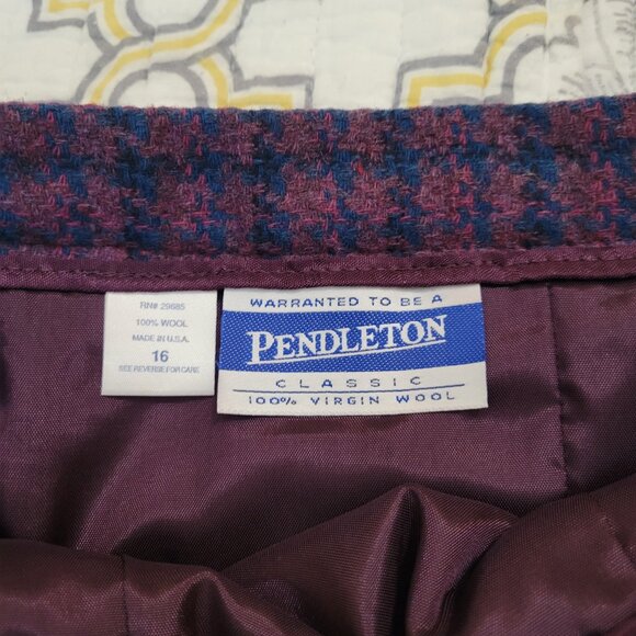 FOUR vintage Pendleton wool skirts - Picture 11 of 16